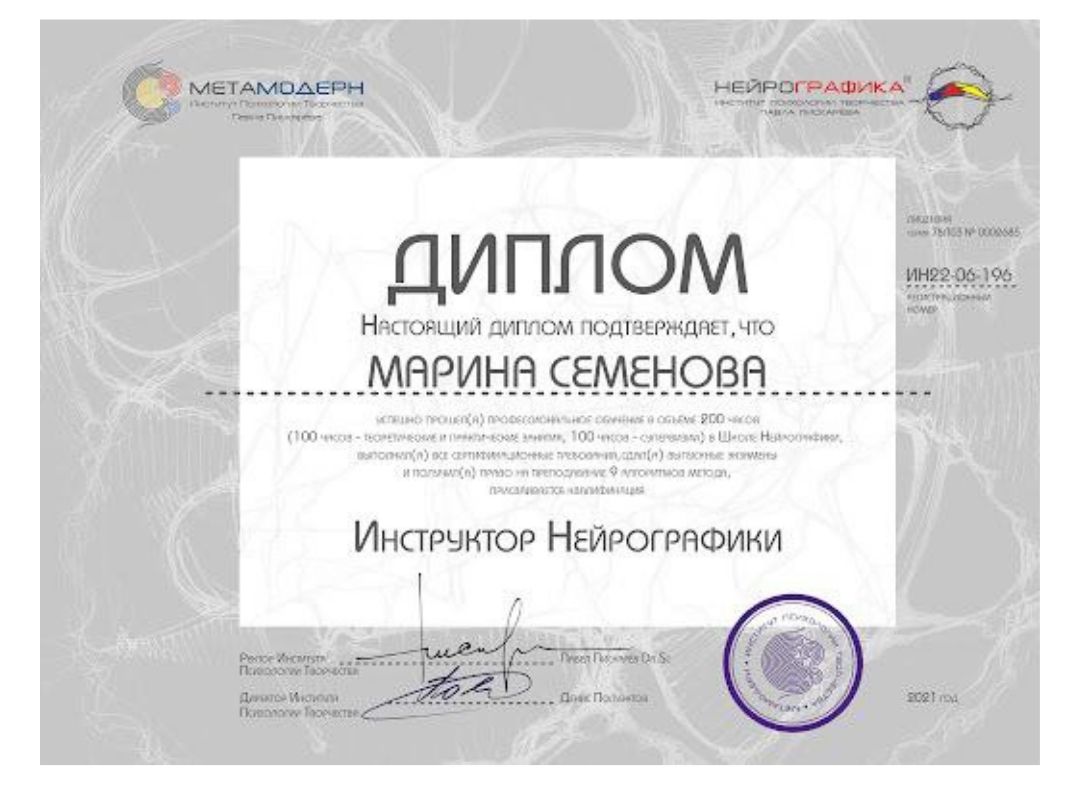 Диплом нейрографика